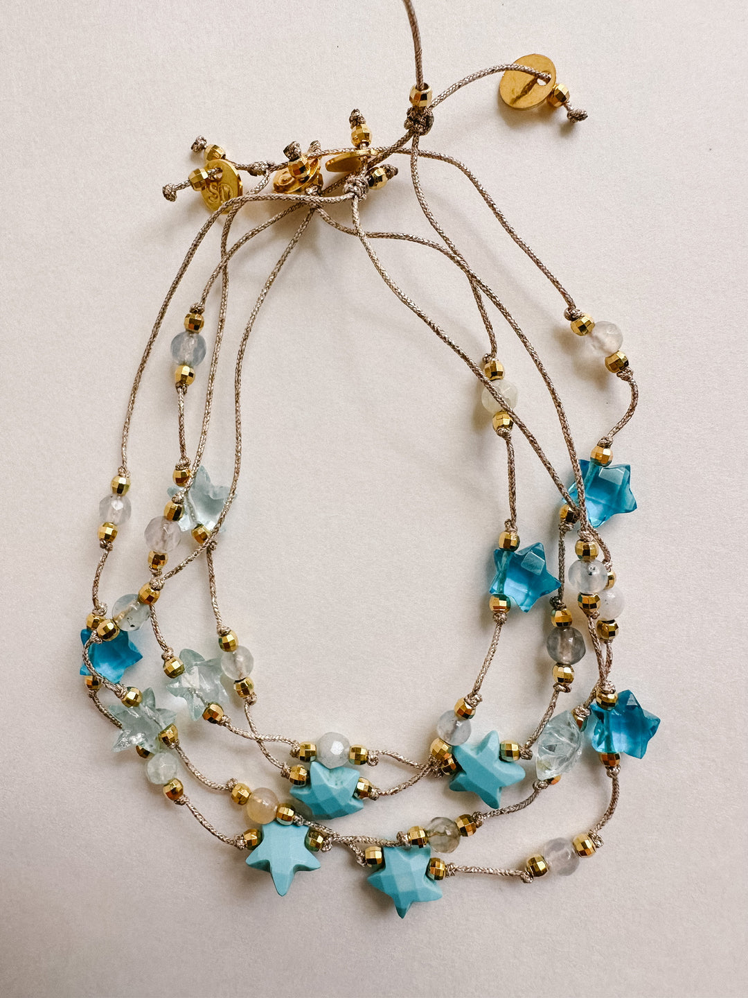 Martha Gemstone Bracelet - Three Stars Turquoise