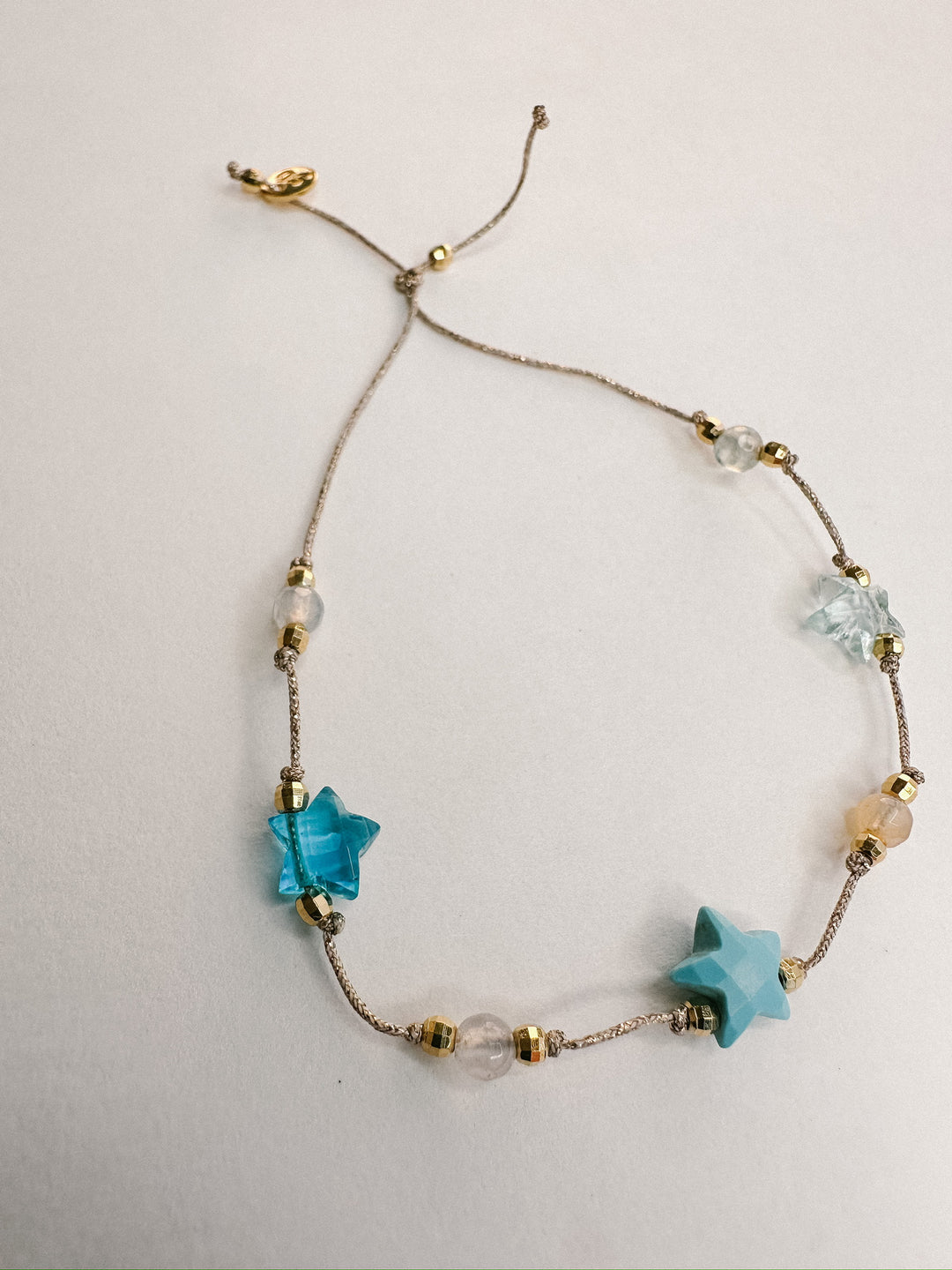 Martha Gemstone Bracelet - Three Stars Turquoise
