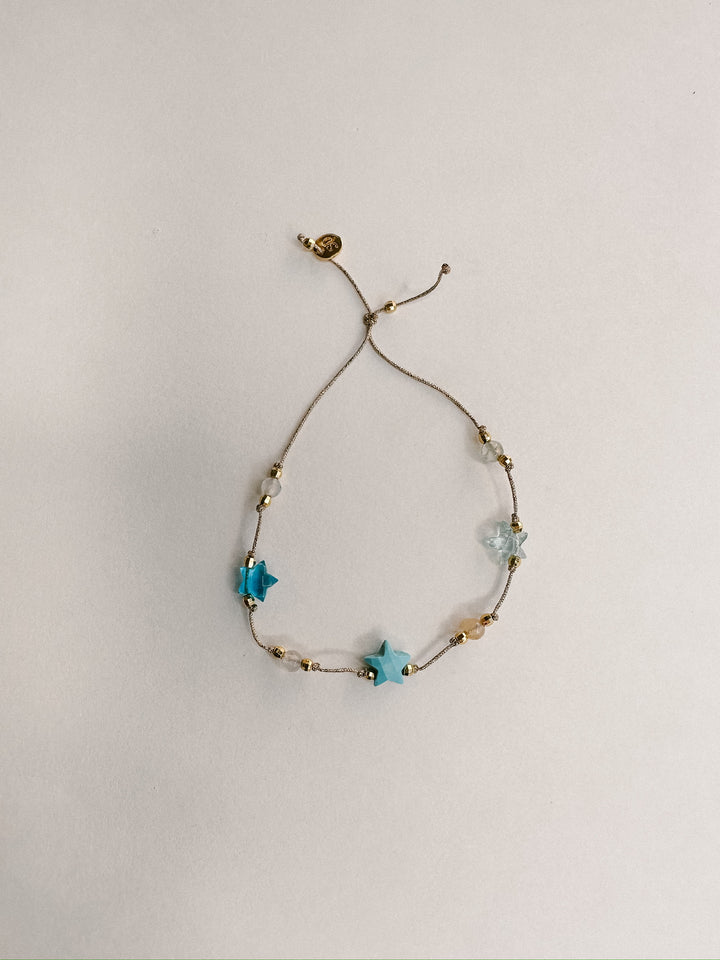 Martha Gemstone Bracelet - Three Stars Turquoise