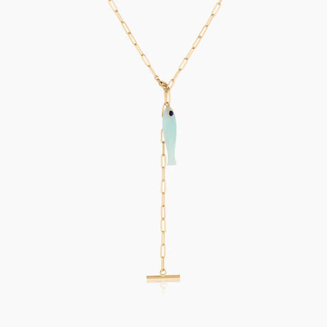 Fortuna Amazonite Fish Charm