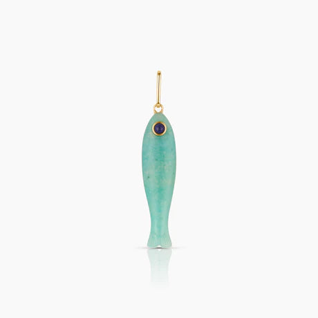 Fortuna Amazonite Fish Charm