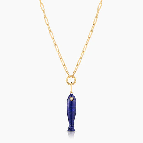 Fortuna Lapis Fish Charm