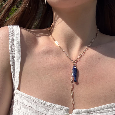 Fortuna Lapis Fish Charm