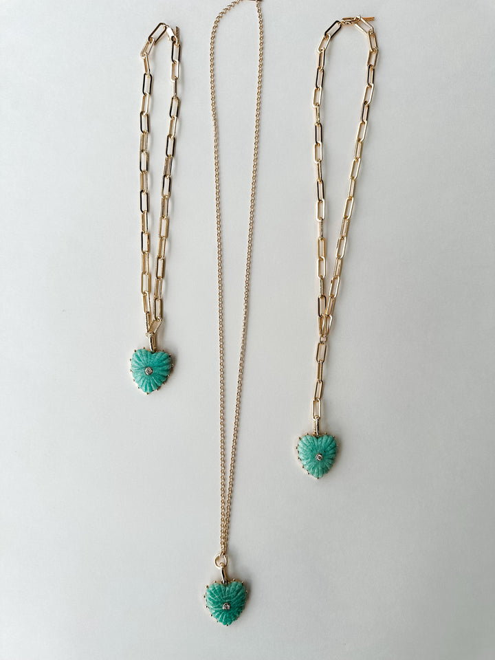 Malene Amazonite Clip Charm