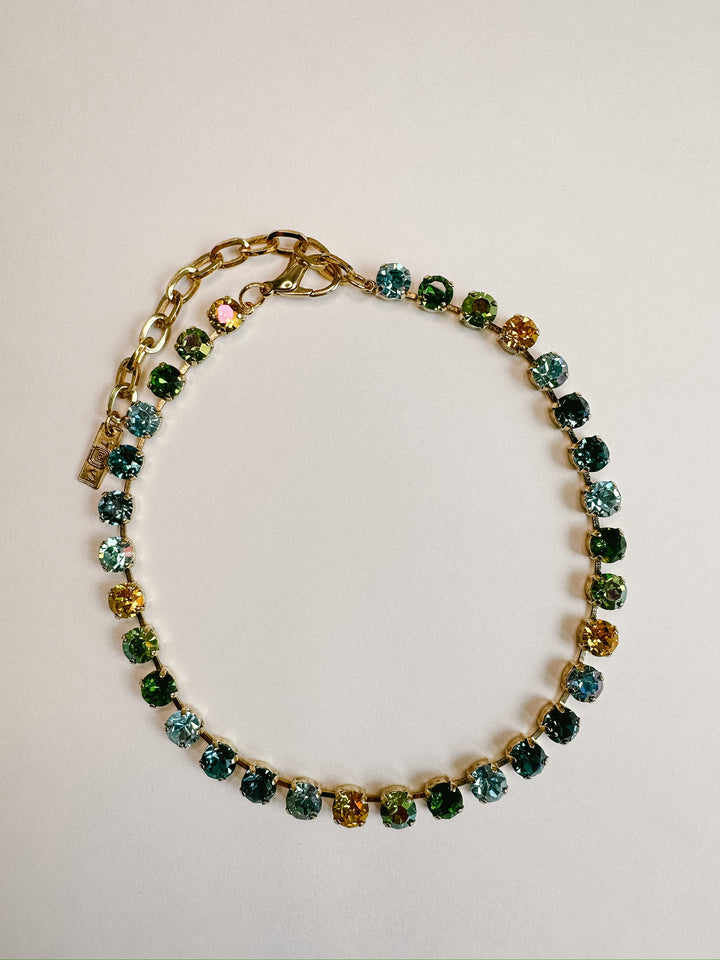 Oakland Crystal Necklace - Bohemian Sea Mix