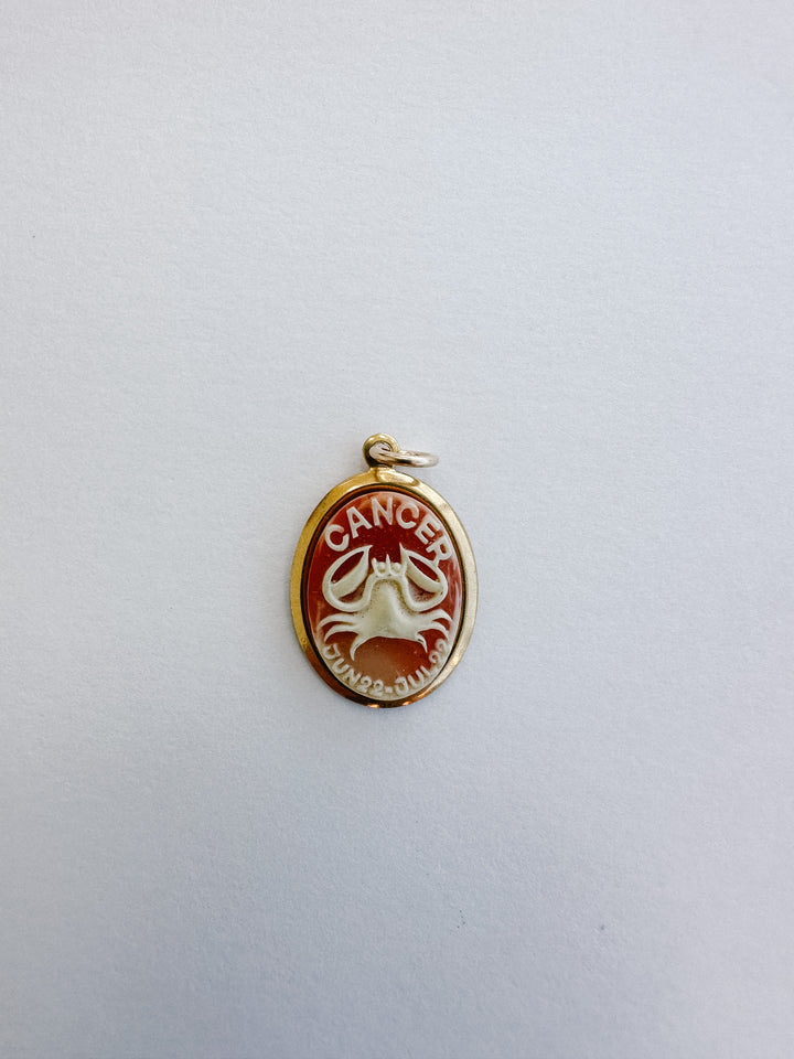 Vintage Cameo Zodiac Charms