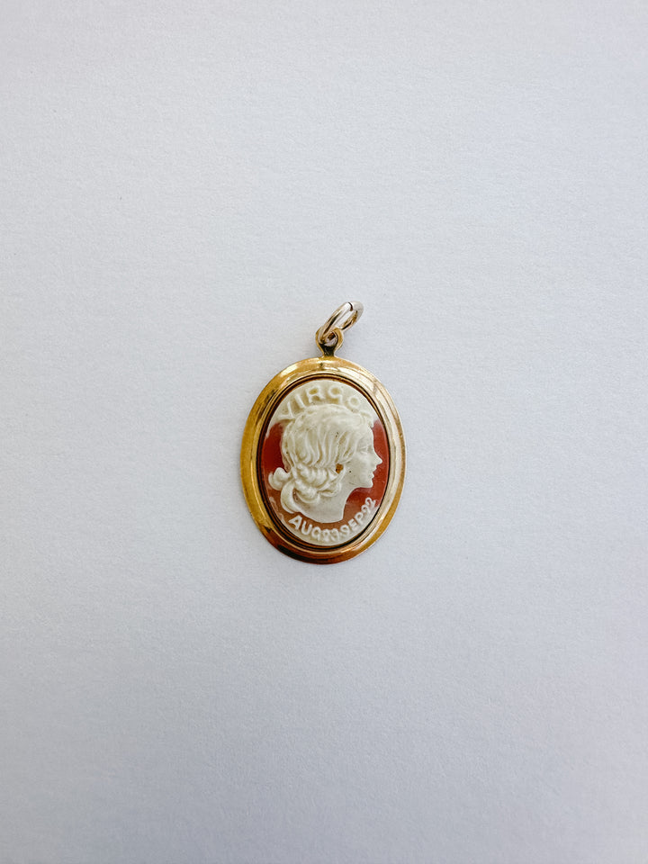 Vintage Cameo Zodiac Charms