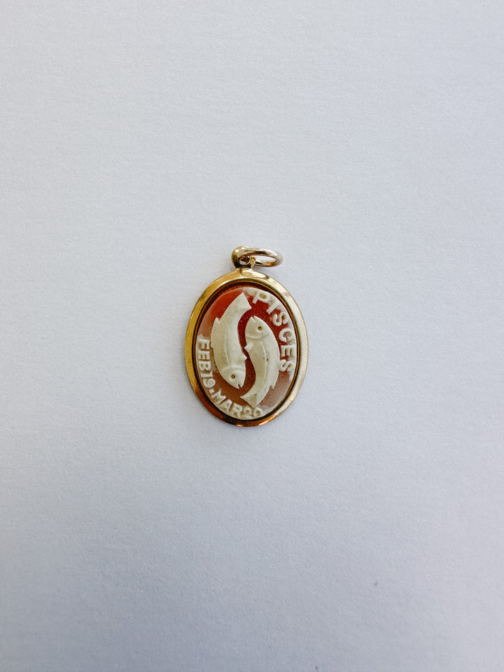 Vintage Cameo Zodiac Charms