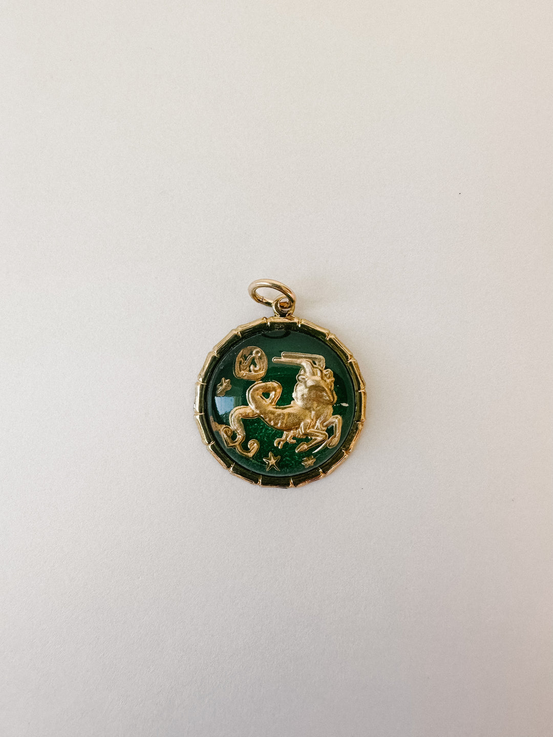 Vintage Glass Zodiac Charms - Medium