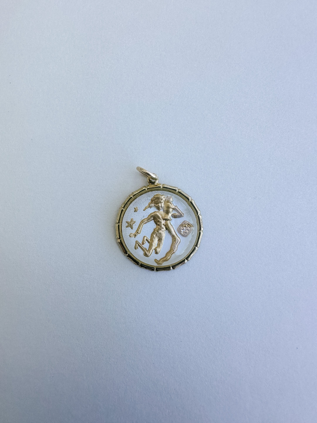 Vintage Glass Zodiac Charms - Medium