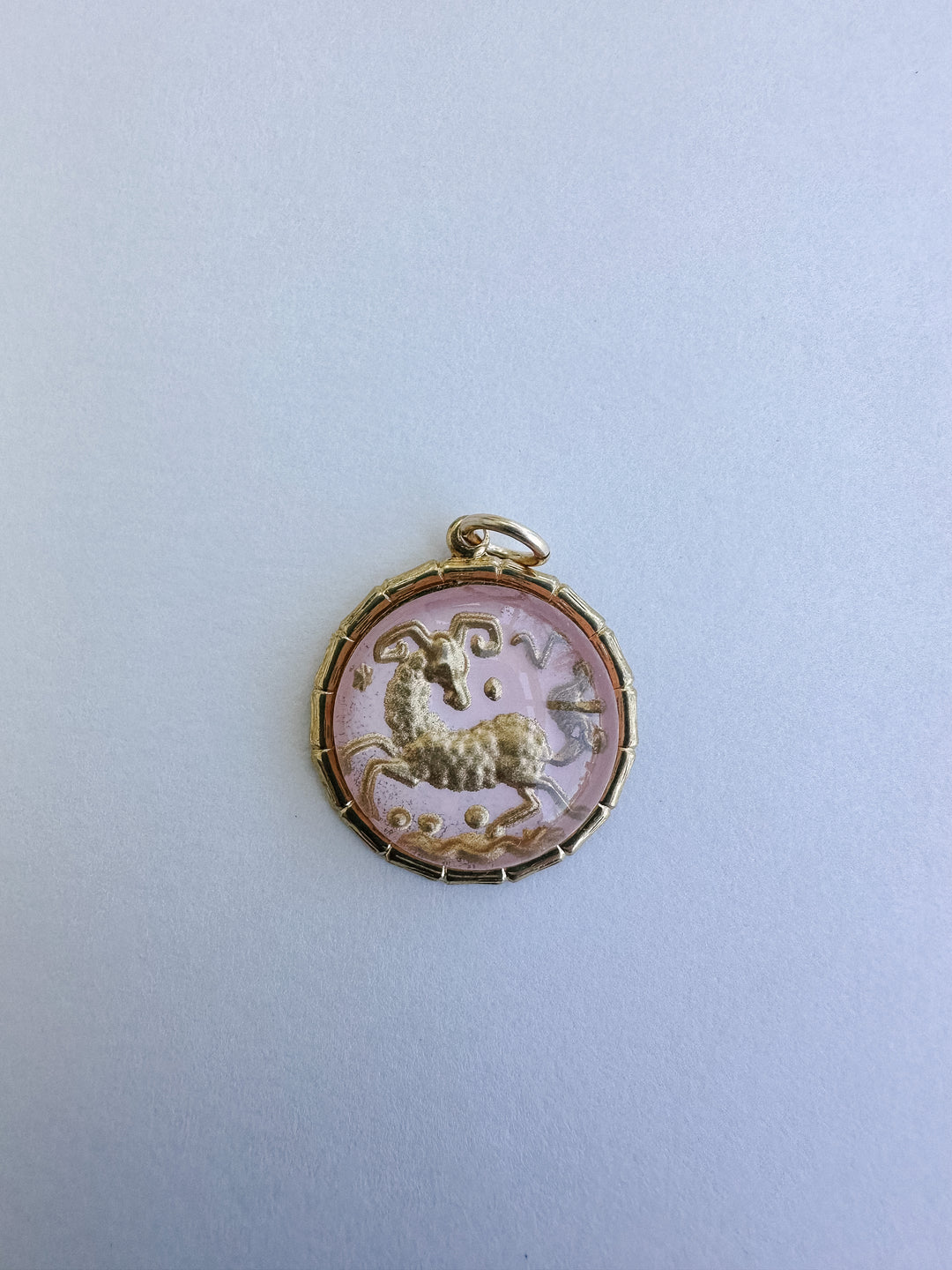 Vintage Glass Zodiac Charms - Medium