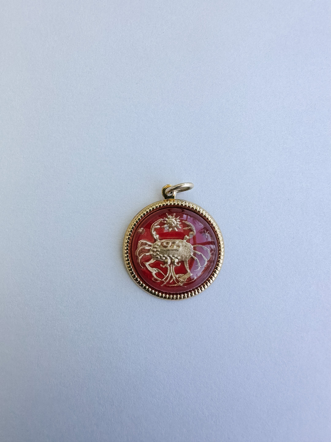 Vintage Glass Zodiac Charms - Medium