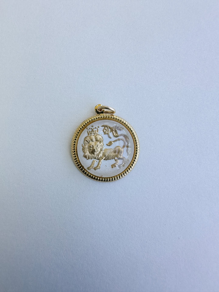 Vintage Glass Zodiac Charms - Medium
