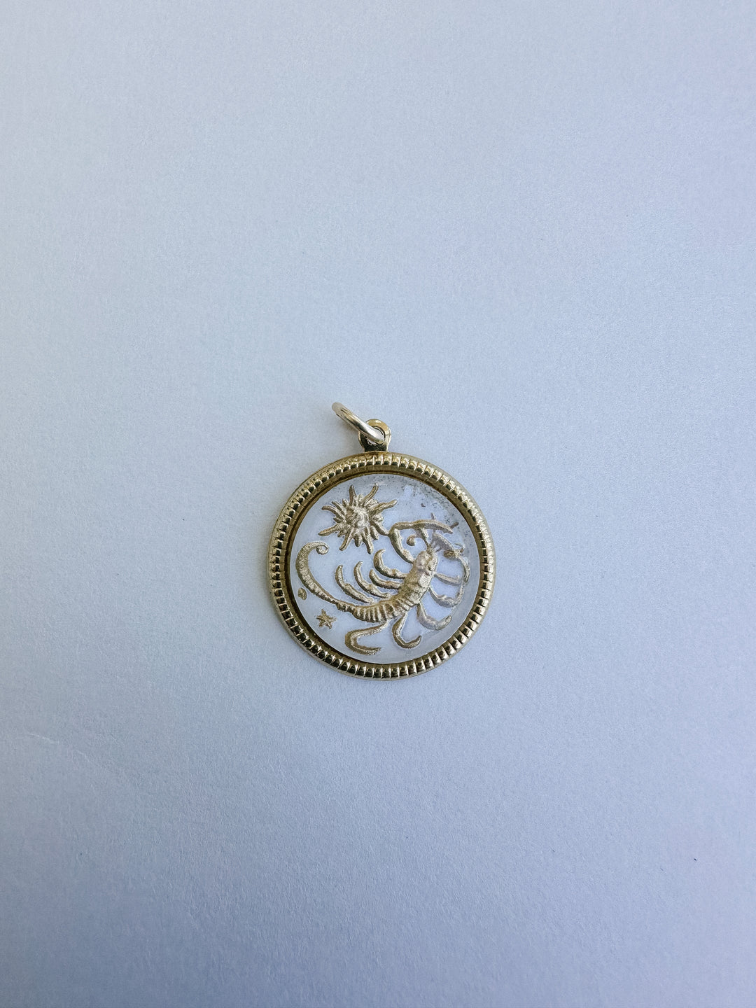 Vintage Glass Zodiac Charms - Medium