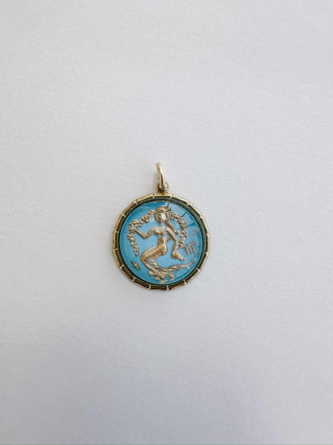 Vintage Glass Zodiac Charms - Medium