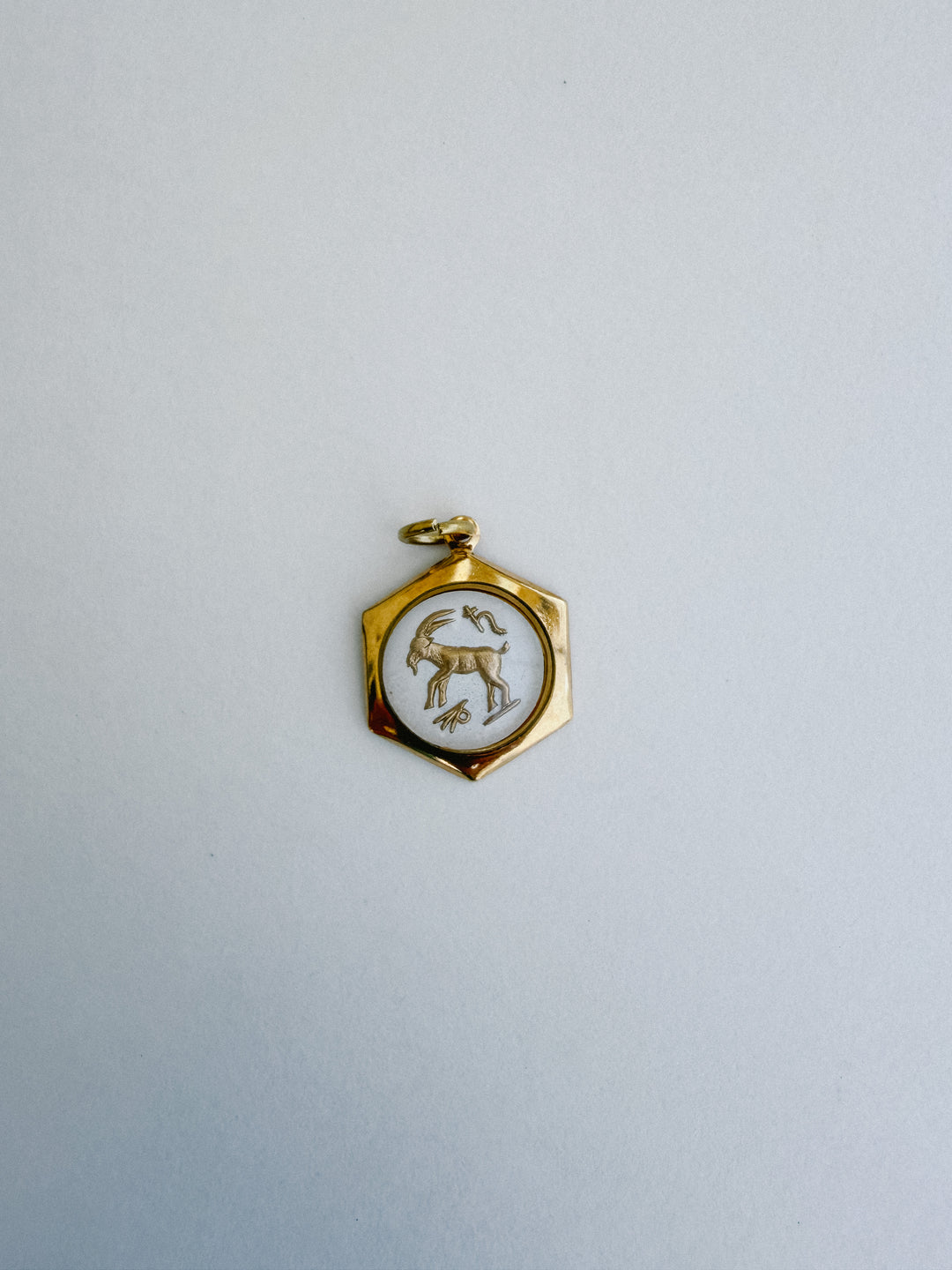 Vintage Glass Zodiac Charms - Small