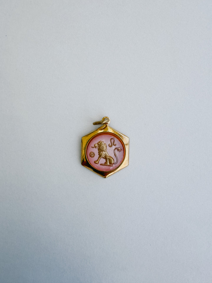 Vintage Glass Zodiac Charms - Small
