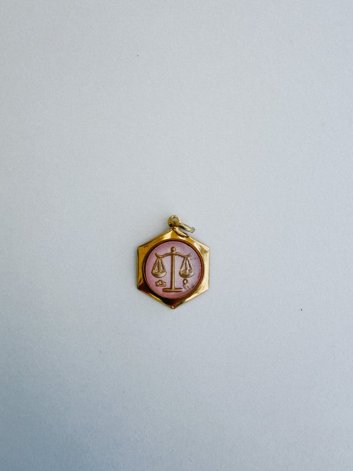 Vintage Glass Zodiac Charms - Small