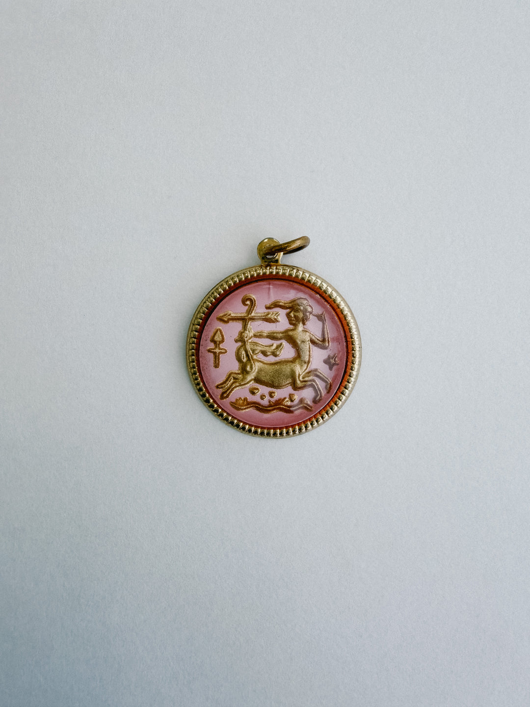 Vintage Glass Zodiac Charms - Medium