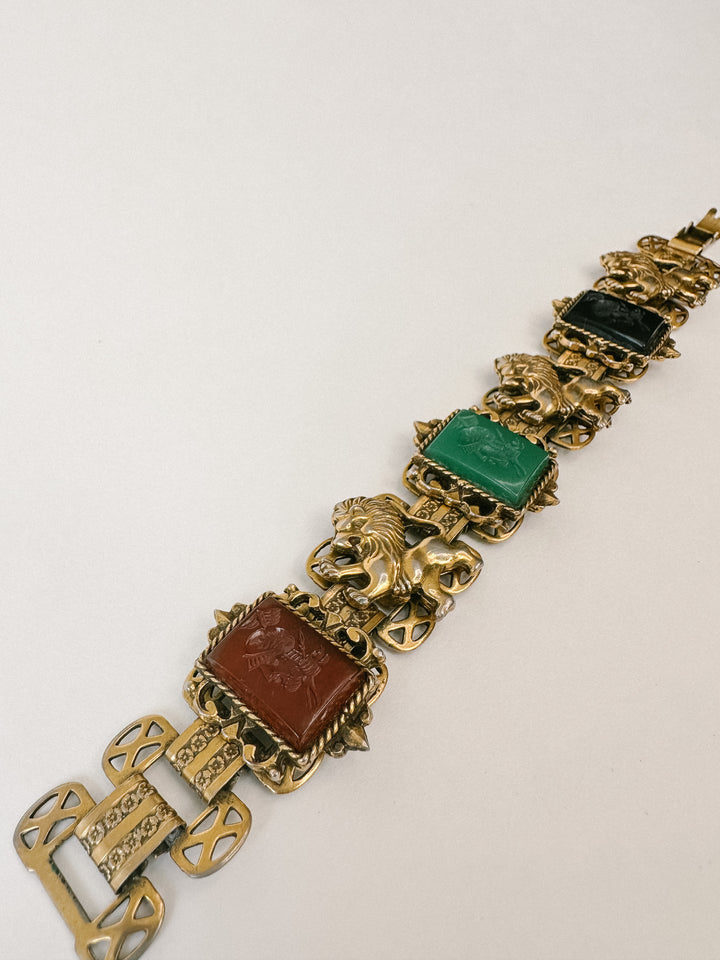 Vintage Lion Soldier Bracelet