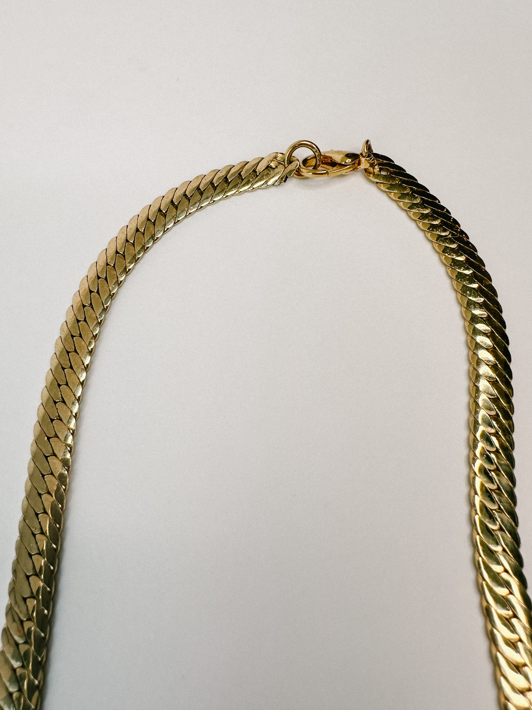 Vintage 18" Long Gold Plated Necklace