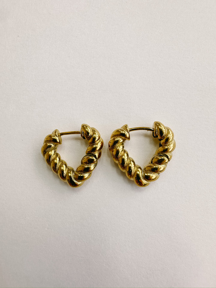 Vintage Paris Twisted Hoops