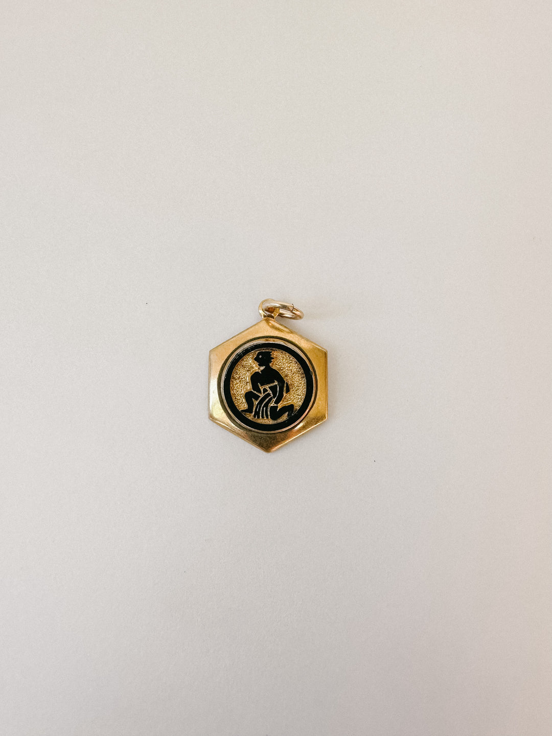 Vintage Zodiac Brass Charms