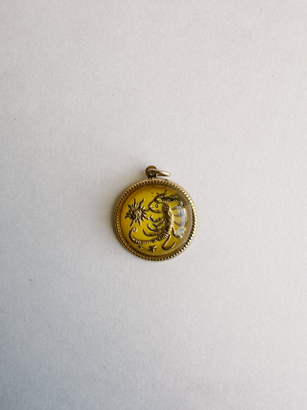 Vintage Glass Zodiac Charms - Medium