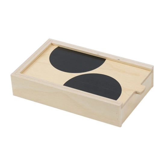 Domino Set - Big Dot (Black/Natural)