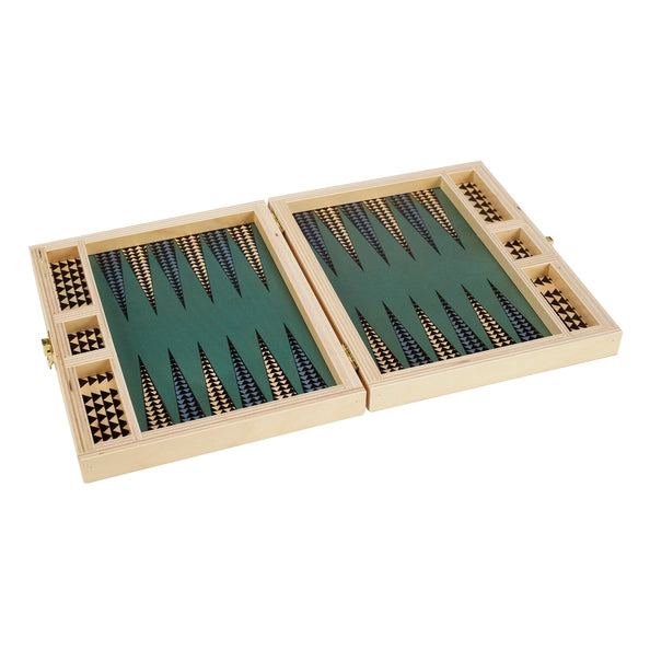 Travel Backgammon - Jett Black/Natural – Yard & Strand