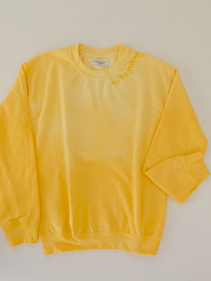 Yellow Dip Dye - Exclusive Tie Dye & Dip Dye Sweatshirts