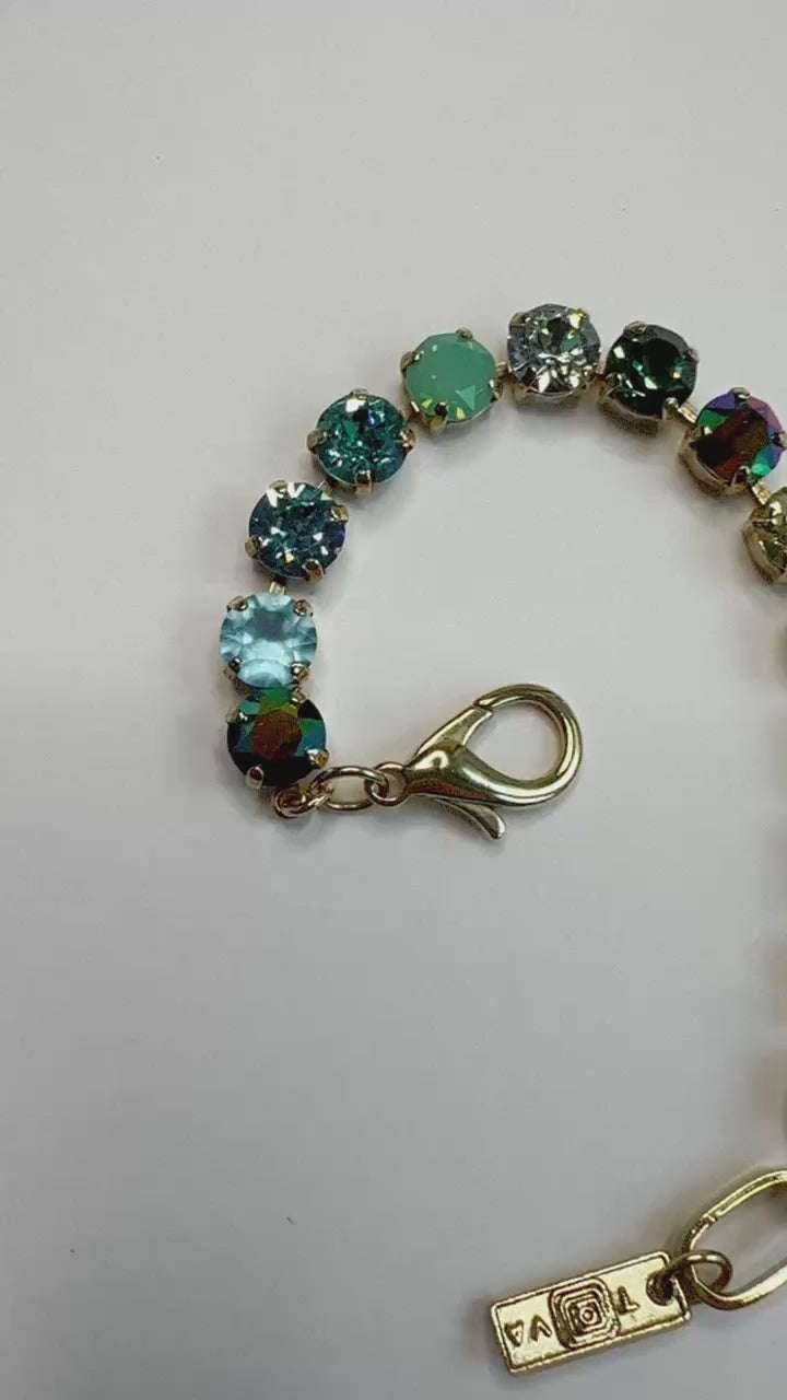 Izzy Crystal Bracelet - Rainbow Ombre