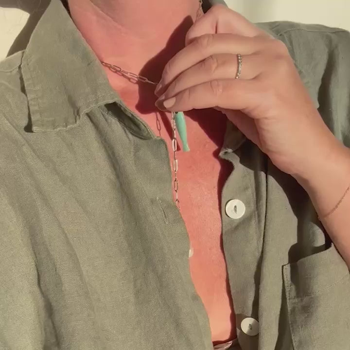 Fortuna Amazonite Fish Charm
